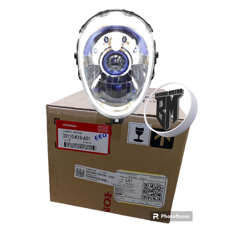 REFLECTOR LAMPU DEPAN SCOOPY 2013 SAMPAI 2017 33110 K16 A01