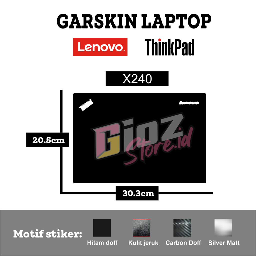 Garskin Laptop Lenovo X240 & X240s
