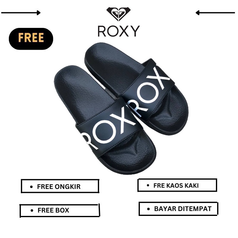 Telah Hadir Sandal slide Roxy  Sendal Slide Roxy Wanita Premium