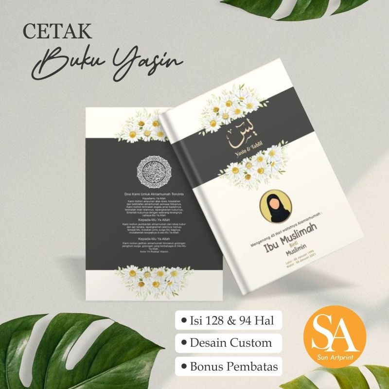 [CETAK] Buku yasin softcover custom | Buku Yasin dan Tahlil