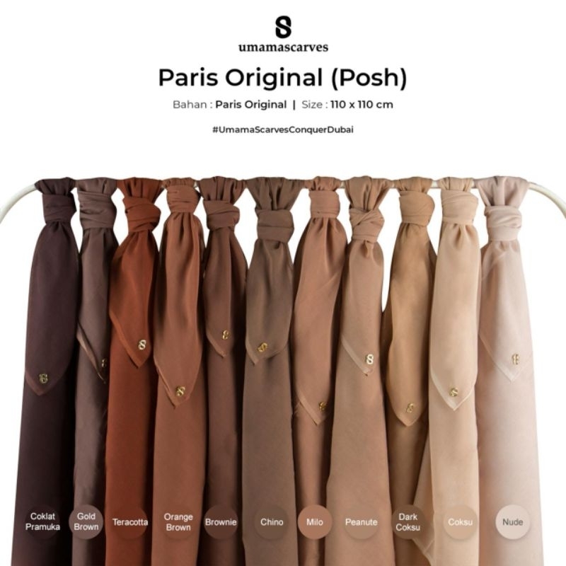 PARIS ORIGINAL POSH PARIS JADUL UMAMA PREMIUM LOGO STANDAR 110X110