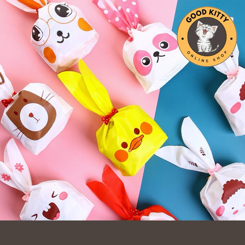 

10pcs plastik rabbit souvernir ultah 20x33 cm/ goddie bag Xtra Large bisa untuk snack/ 10pcs Plastik Ikat Snack/ Bingkisan Ukuran Besar