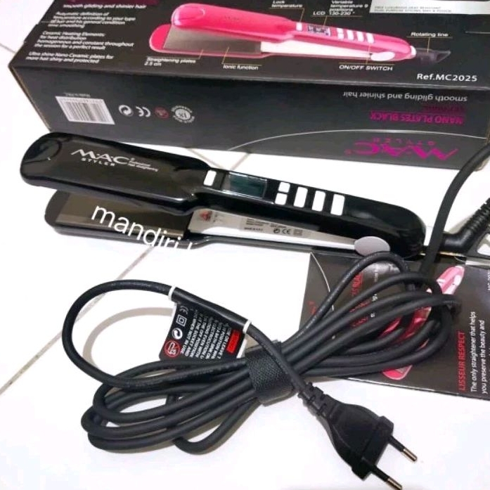 Catokan salon smoothing mac 2025 suhu terpanas catokan Rambut