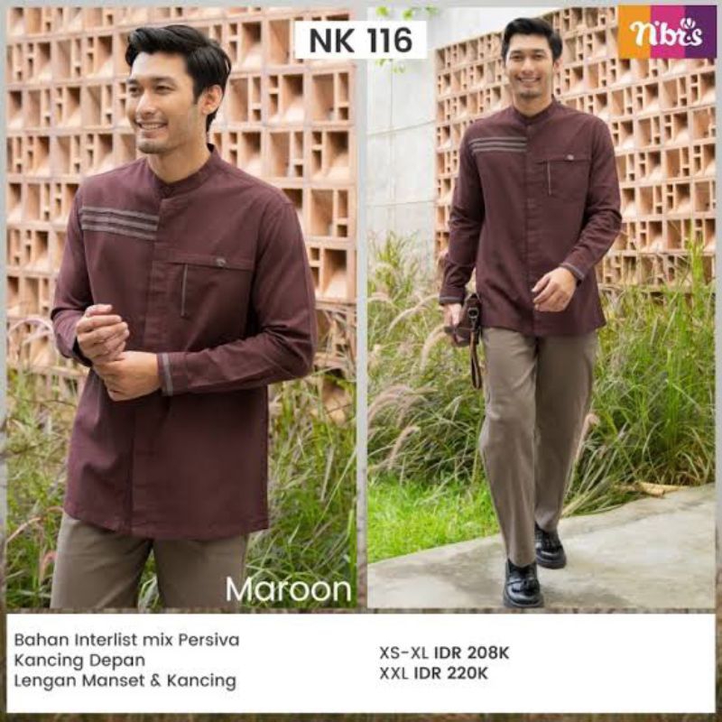 NK 116 maroon by nibras