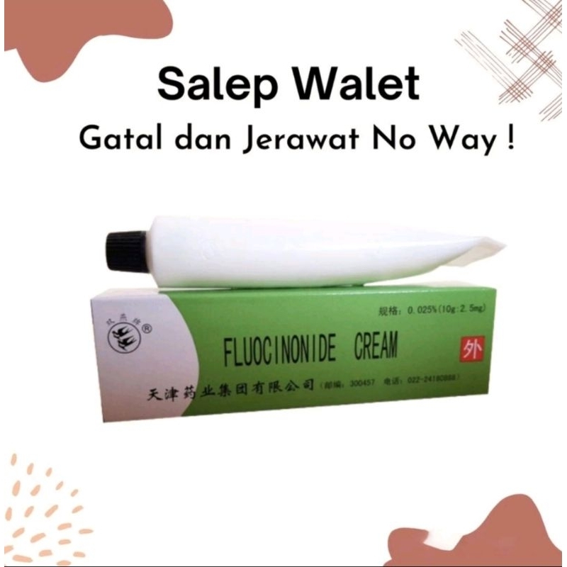 Fluocinonide Cream Salep Walet Penghilang Flek Hitam Jerawat Gatal Kudis Kurap Panu