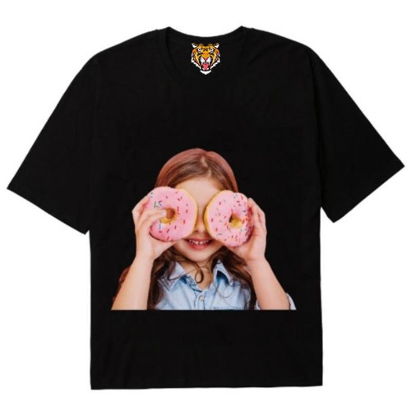 Acme De La Vie ADLV Baby Girl Face Hoodie Black Donut 1 100% Original