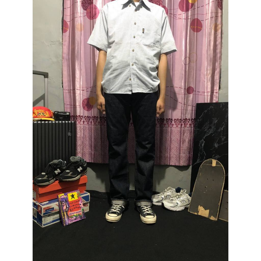 Denim Gu jeans (Jahit Rantai)