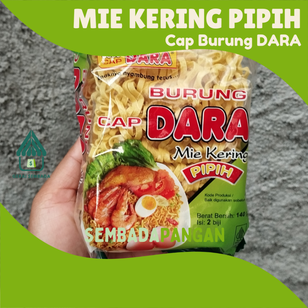 

Mie Kering Pipih Cap Burung DARA - SEMBADA PANGAN