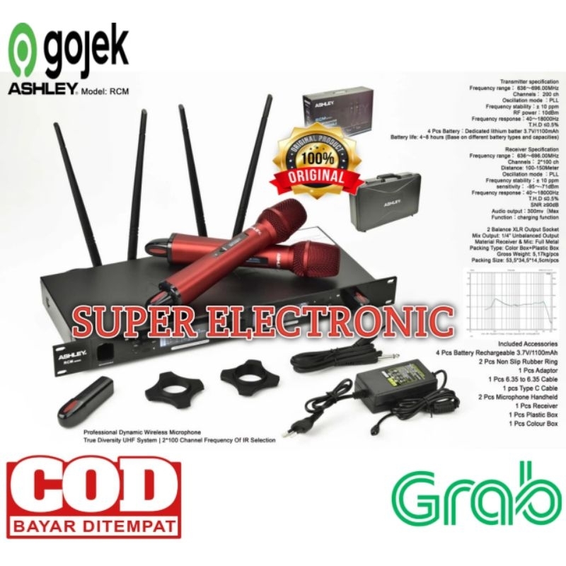 Mic Wireles Ashley Rcm Original