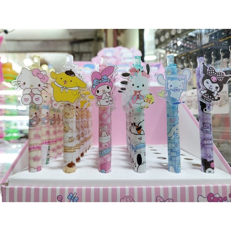 

pulpen sanrio ballpoint cair warna hitam