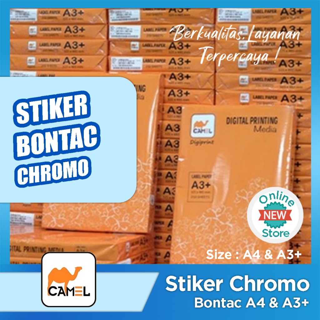 

Stiker Bontak CAMEL A3+ / Stiker Chromo Bontac A3+ / Stiker Kromo POLOS