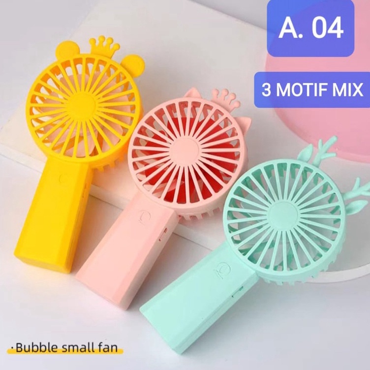 VY kipas angin mini portable cas  kipas angin kecil karakter lucu