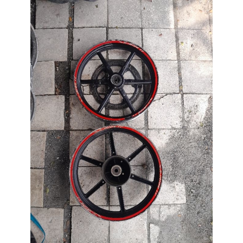 Velg palang Sprint Tapak Lebar ring 17 Ukuran 250 dan 300 untuk Honda GL megapro primus