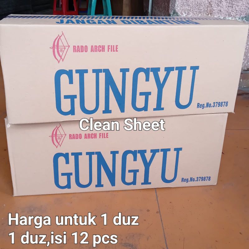 

Ordner Gungyu 1/2 folio(kwitansi) harga 1 dus