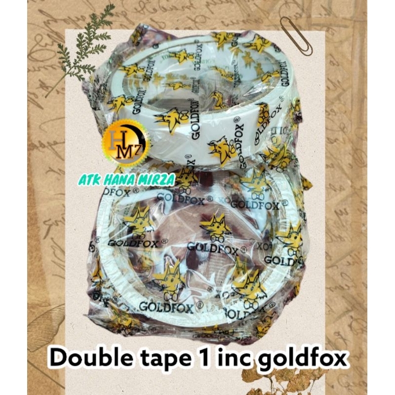 

Double tape 1/2 inc dan 1 inc