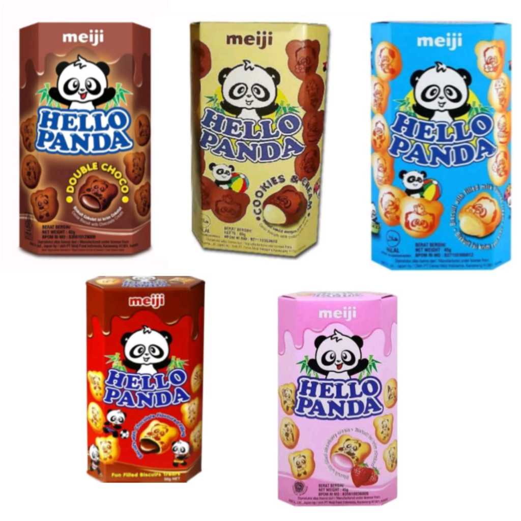 

Hello Panda 45 Gr/BISKUIT cookies hello panda meiji coklat keju strawberry vanilla