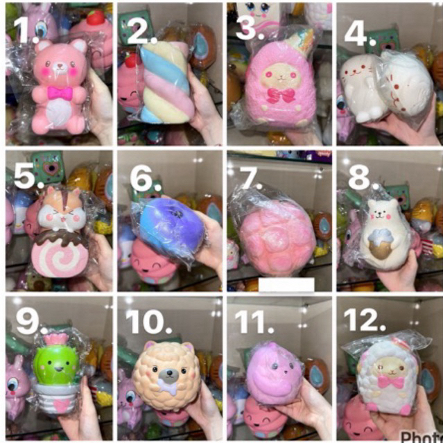 Squishy Sales (Licensed Squishy, Puni Maru, Pjommie, Ibloom, Silly Squishies, Cutie Creative, Squish