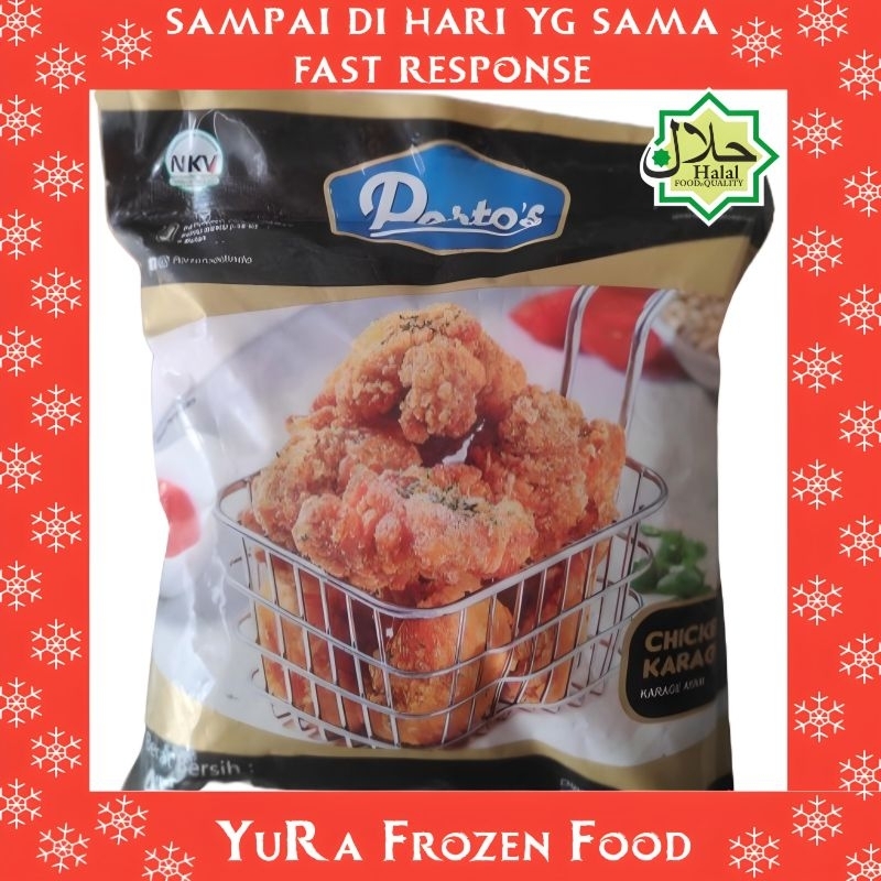 

PORTOS Chicken Karage 500 gr Ayam Paha
