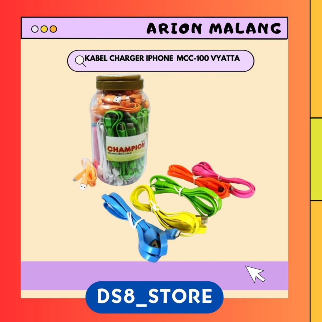 Kabel Charger Iphone / CHAMPION LIGHTING MCC-100 VYATTA