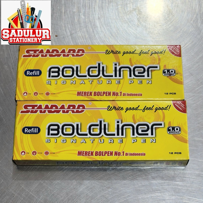 

REFILL ISI PULPEN BOLDLINER STANDARD ORI / BOLDLINER SIGNATURE PEN 1.0mm HITAM BIRU (1PCS)