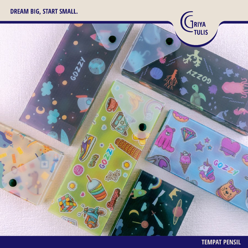 

Joyko Pencil Case PC-0719GZ-34 (Kotak Tempat Pensil) Gozzy