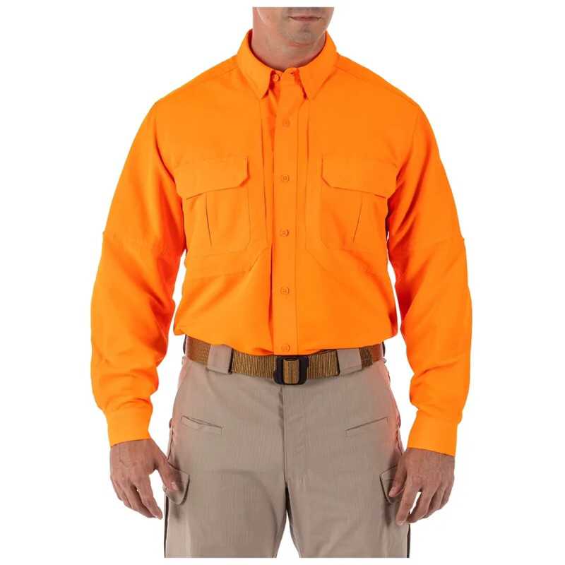 5.11 HI-VIS PERFORMANCE LONG SLEEVE SHIRT - Kemeja Lengan Panjang Tactical Original 5.11