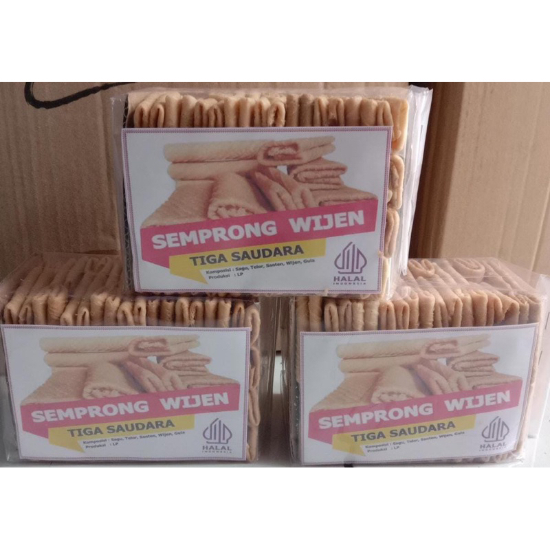 

Semprong Wijen Lipat Dompet / Wijen 450gr