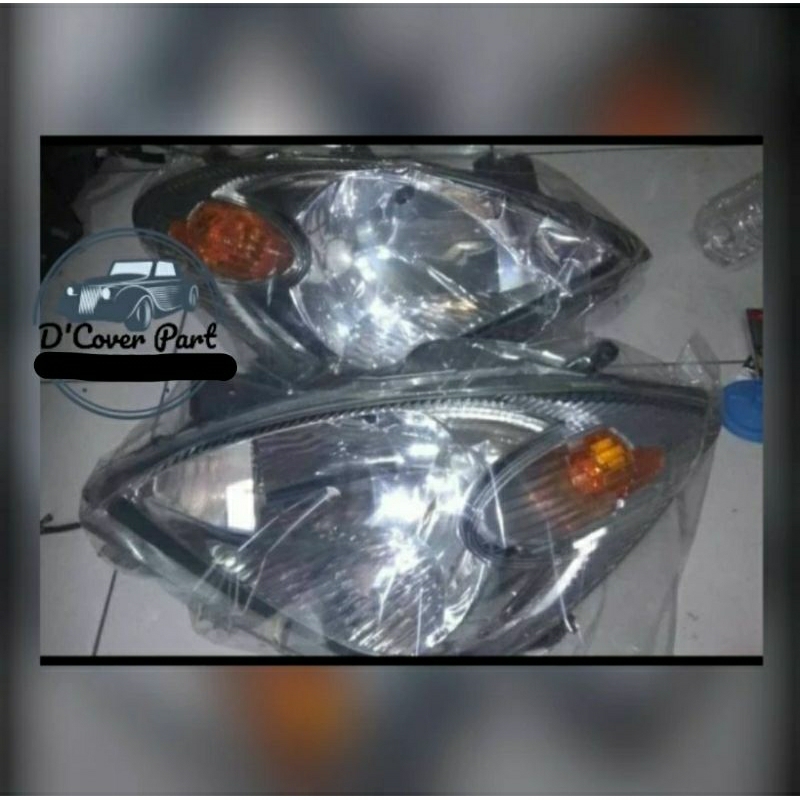 headlamp lampu depan Toyota avanza vvti 2010