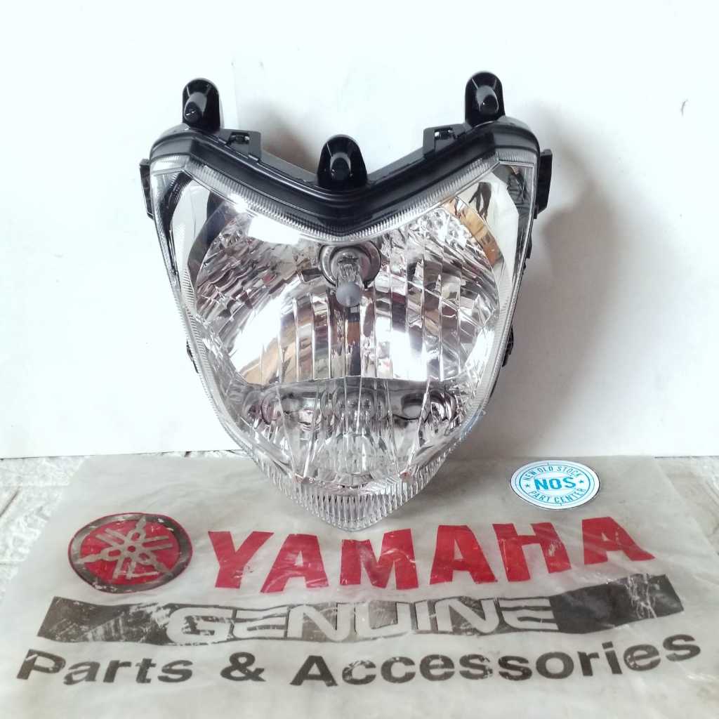 REFLEKTOR HEADLAMP HEAD LAMP LAMPU DEPAN ASSY KOMPLIT YAMAHA BYSON LAMA OLD KARBU ORIGINAL ORISINIL 