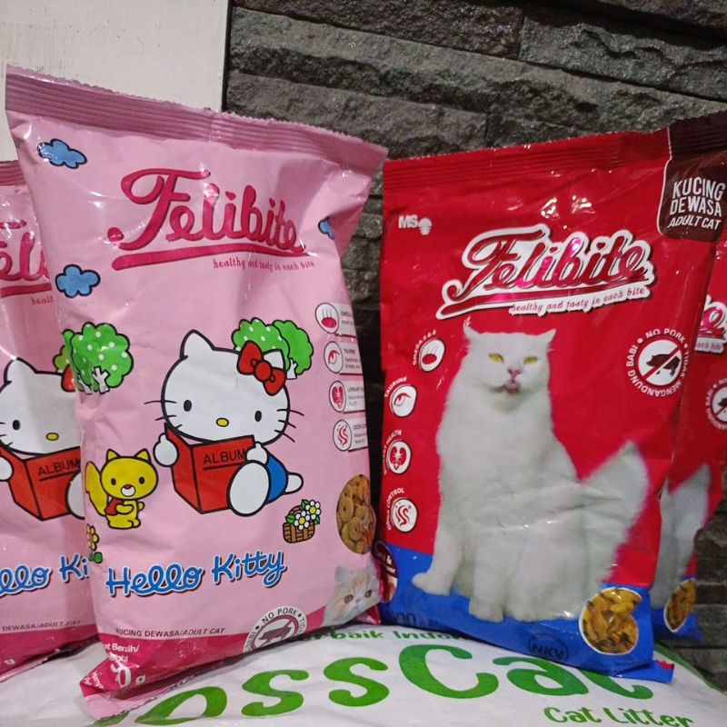 Felibite Catfood 5kg all varian | makanan kucing felibite ikan dan donat