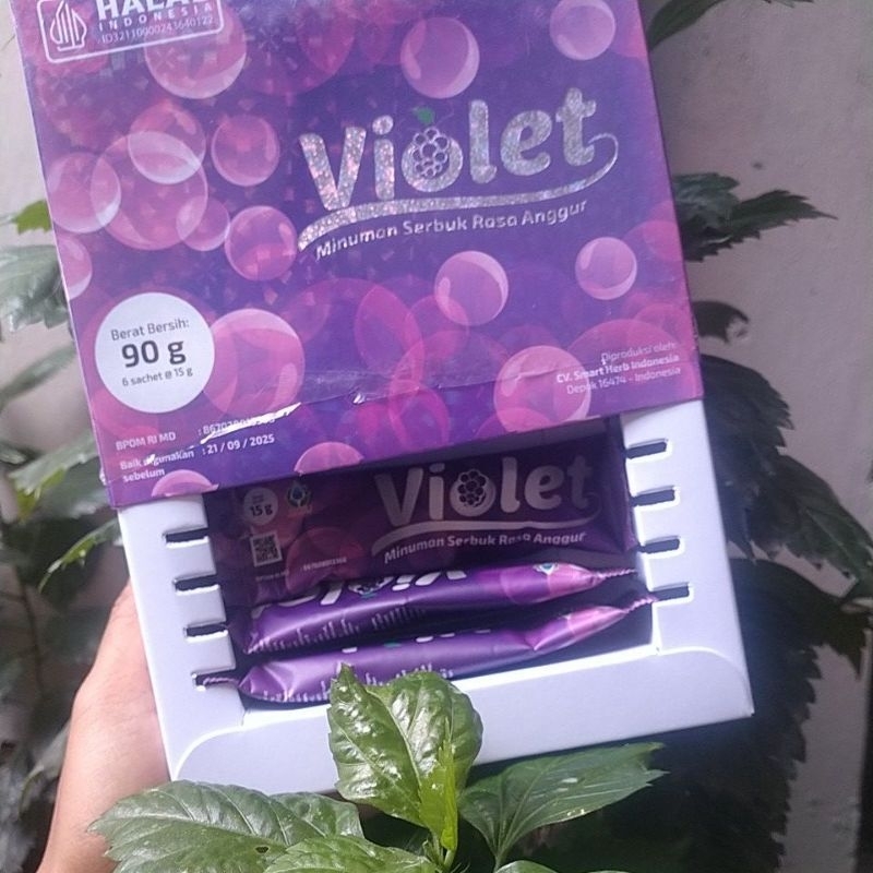 VIOLET COLLAGEN 1 PCS MINUMAN MENURUNKAN BERAT BADAN DAN MENCERAHKAN KULIT