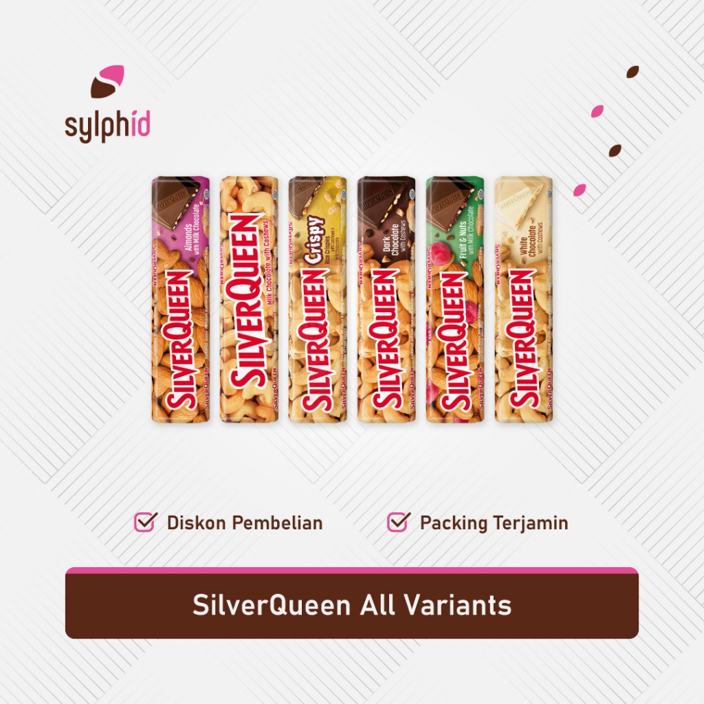 

SilverQueen Chocolate All Variants / Cokelat Silver Queen Semua Rasa