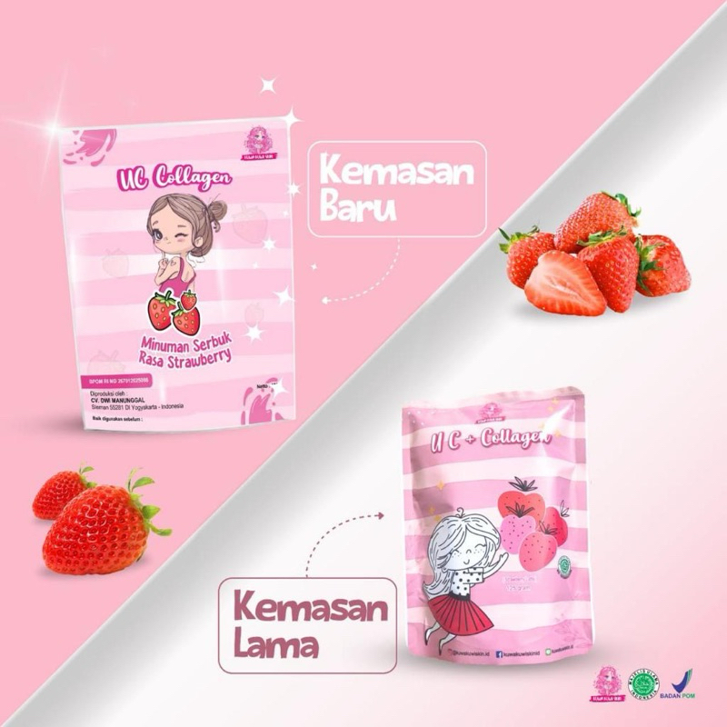 SUSU PEMUTIH UC+COLLAGEN BPOM , MINUMAN COLLAGEN