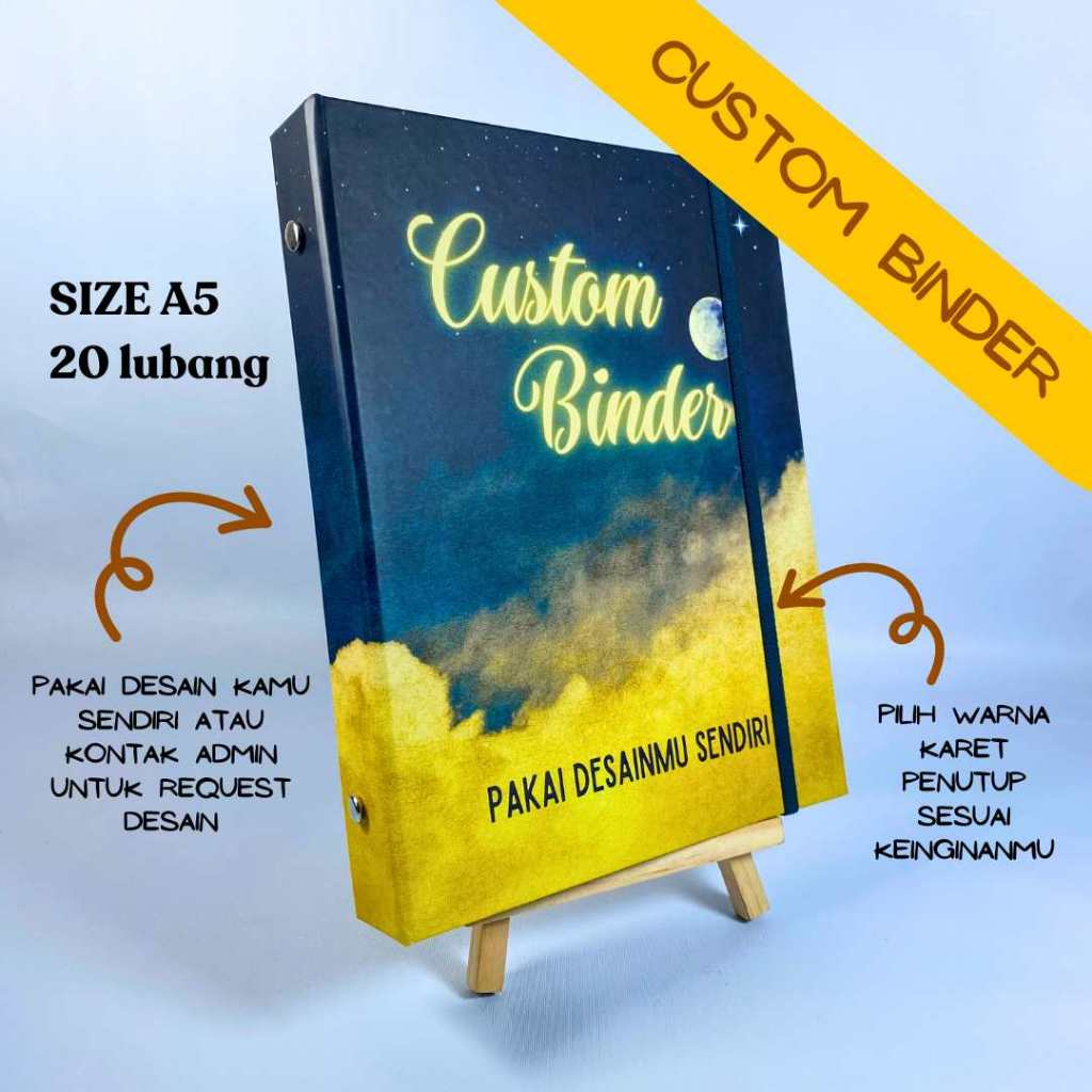 

CUSTOM BINDER Leon Paperworks A5 20 Lubang