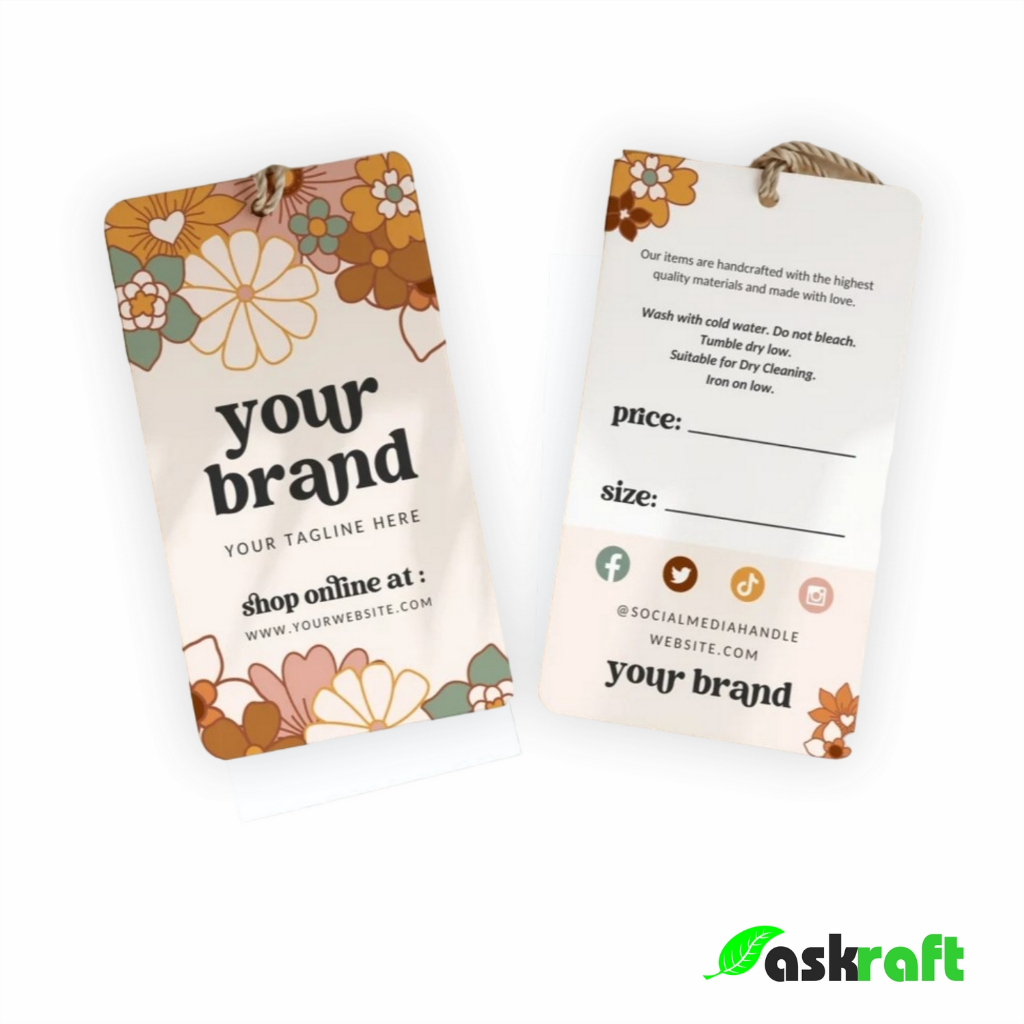 

Askraft HangTag Custom Label Baju Hampers