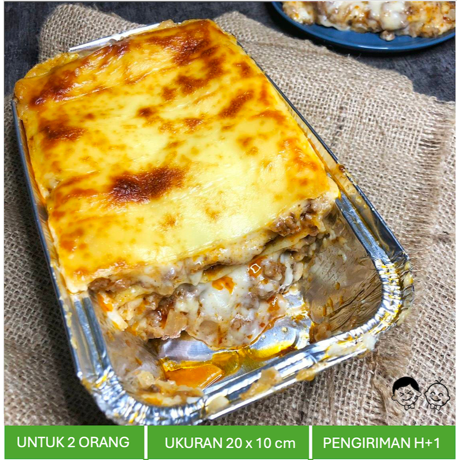 

Lasagna Daging Sapi / Beef Lasagna Cheese / Creamy & Nikmat (PO 1 hari)