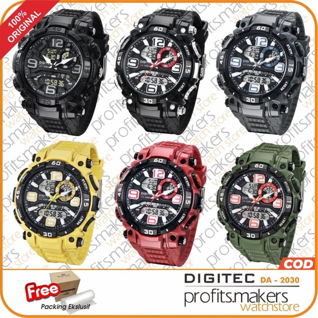 DIGITEC DA 2030 / DA-2030 / DA2030 DG Watch Jam Tangan ORIGINAL