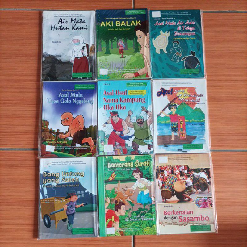 BUKU BACAAN UNTUK ANAK SETINGKAT SD Kelas 1,2,3,4,5,6