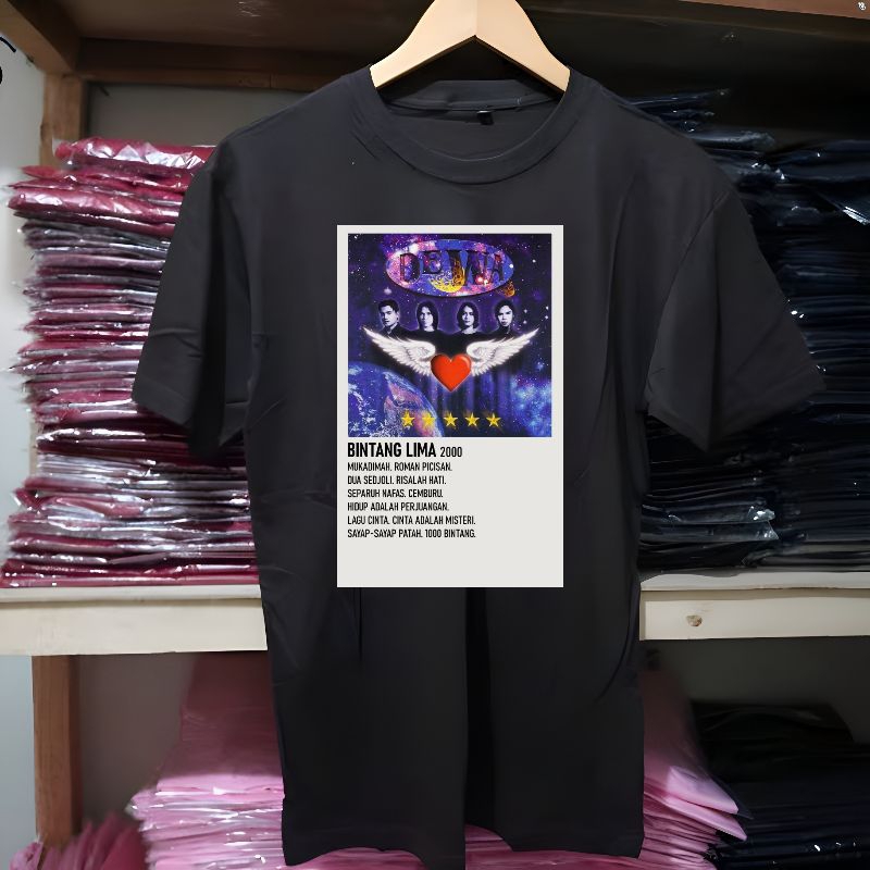 KAOS VINTAGE DEWA 19 ALBUM BINTANG 5