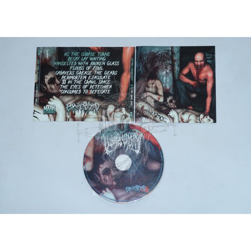 GUTTURAL ENGORGEMENT 33 in the crawlspace - CD ORIGINAL released by brutal mind