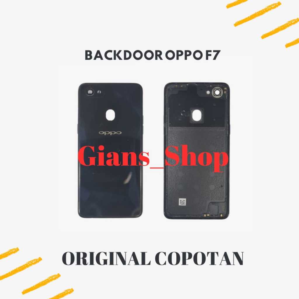 BACKDOOR / TUTUP BELAKANG OPPO F7 ORIGINAL 2ND COPOTAN