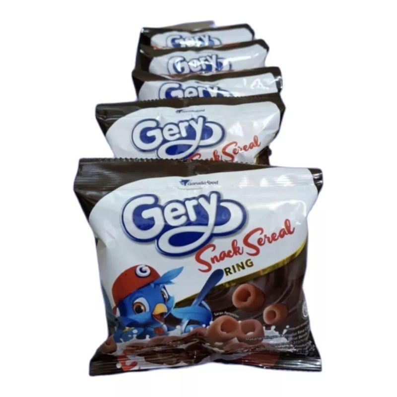 

Gery Snack Cereal Ring Cokelat Renteng (Isi 10sch @9gr) 1000 Renceng