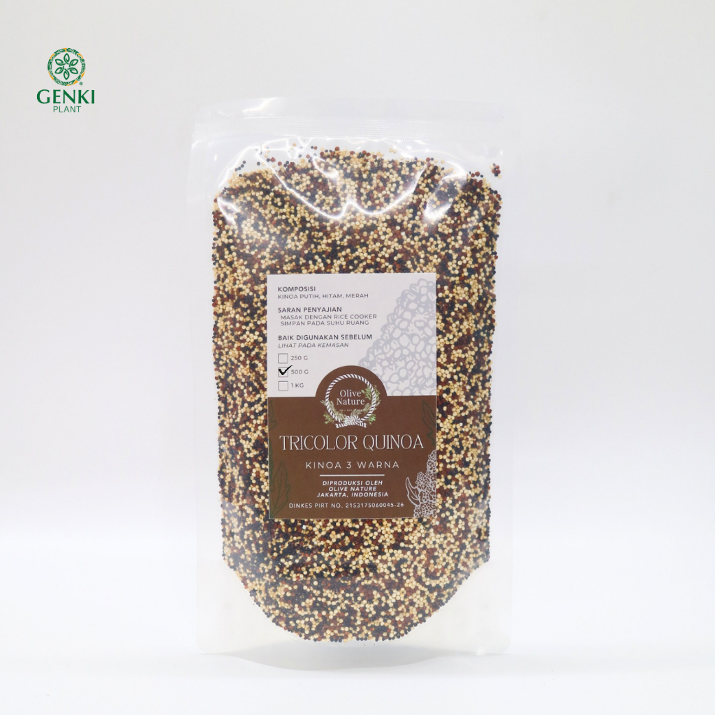 

Natural Tricolor Quinoa / Kinoa Tiga Warna - 500 g