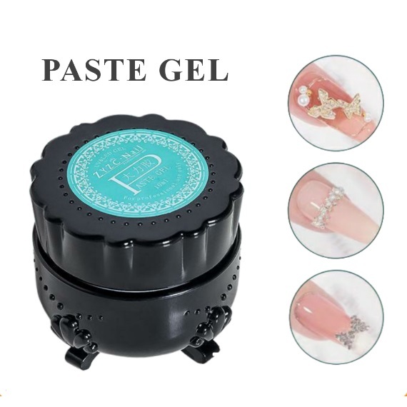 ZYZC PASTE GEL FOR ACCECORIES / ZYZC LEM AKSESORIS NAIL ART EMBOSS DESIGN