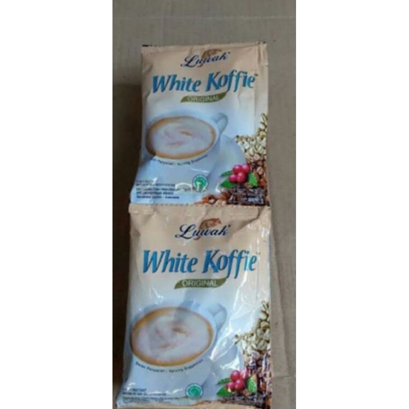 

luwak White Koffie isi 1 renceng 10sachet