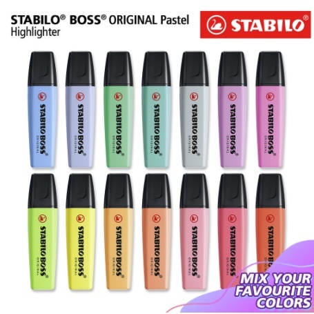 

PALING MURAH Stabilo Boss Pastel Highlighter [per 1 stabilo]