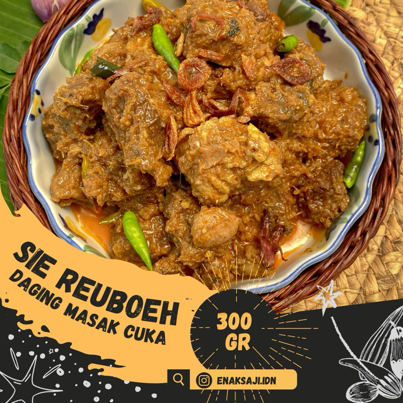 

SIE REUBOH (DAGING SAPI MASAK CUKA) 300GR