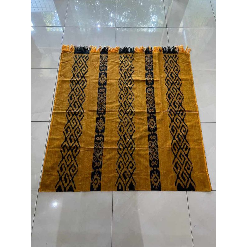 ELPHI Kain Tenun Jepara Warna Gold Tenun Toraja Gold Tenun Blanket Gold