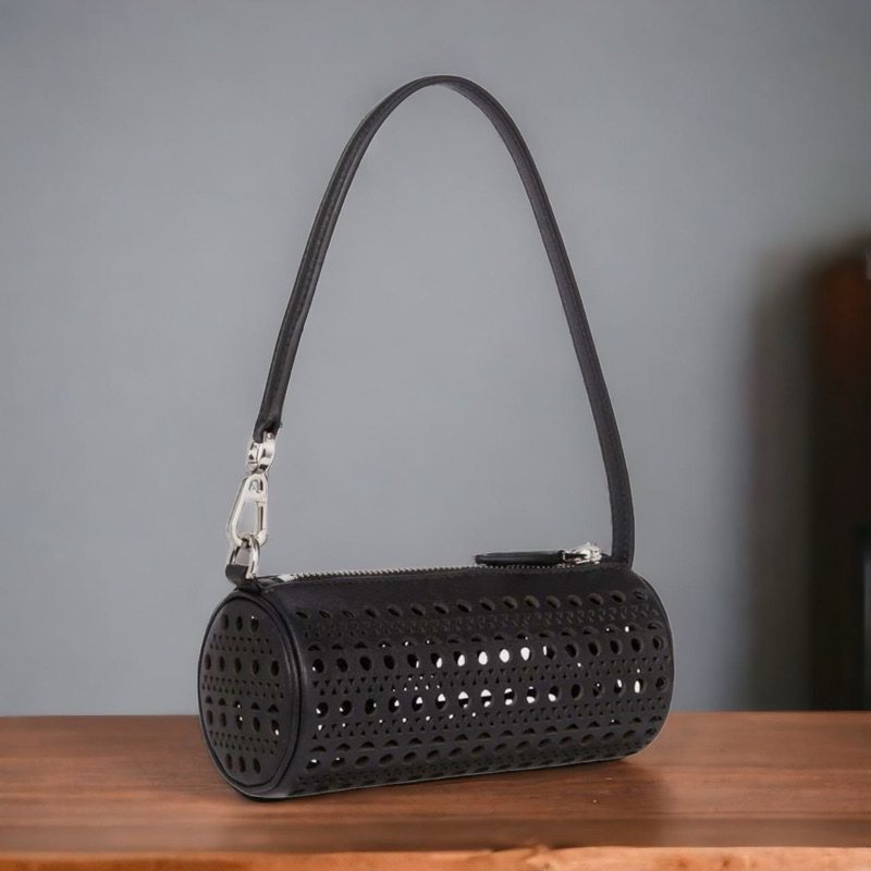 Original Alaia Vienne Mini Tube Bag in Calfskin Leather