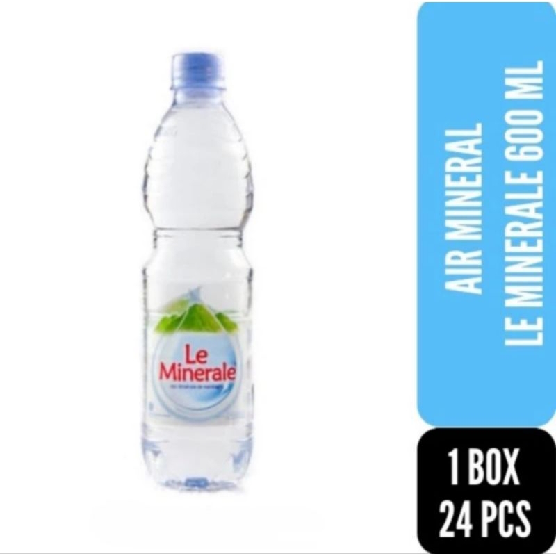 

LE MINERALE AIR MENERAL 600ML ISI 24 BOTOL PER DUS